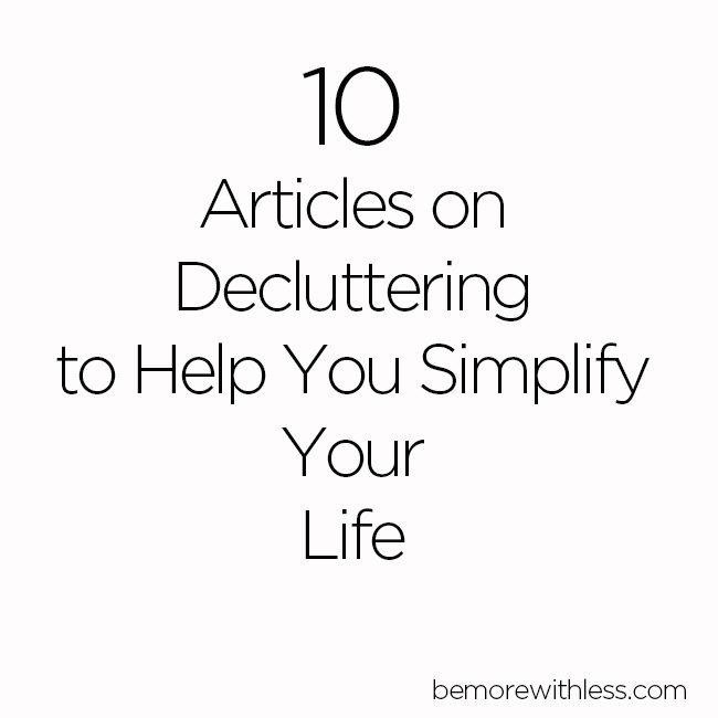 how to declutter your home and mind