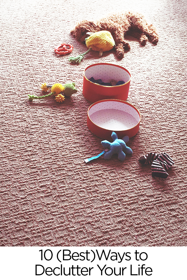 decluttering your life simple living