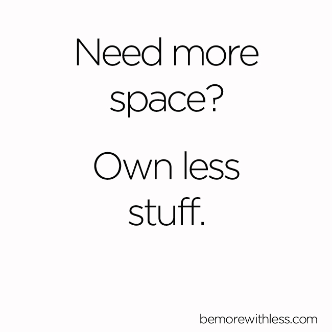 Clean out your closet!