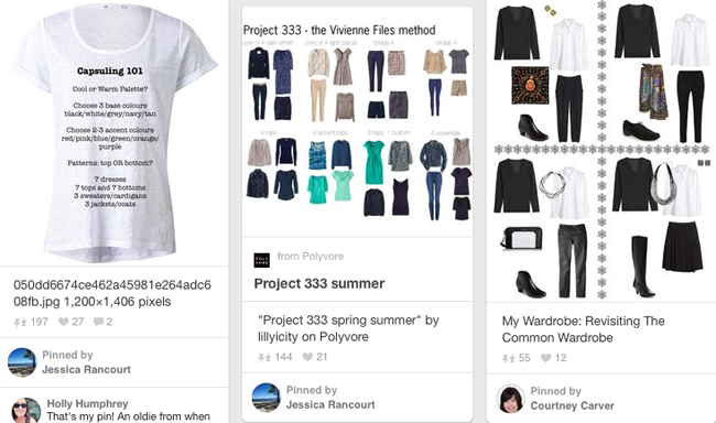 Project 333 on Pinterest